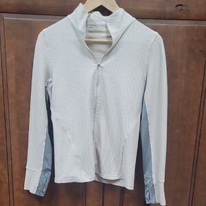 Calvin Klein Performance White and Gray Hoodie